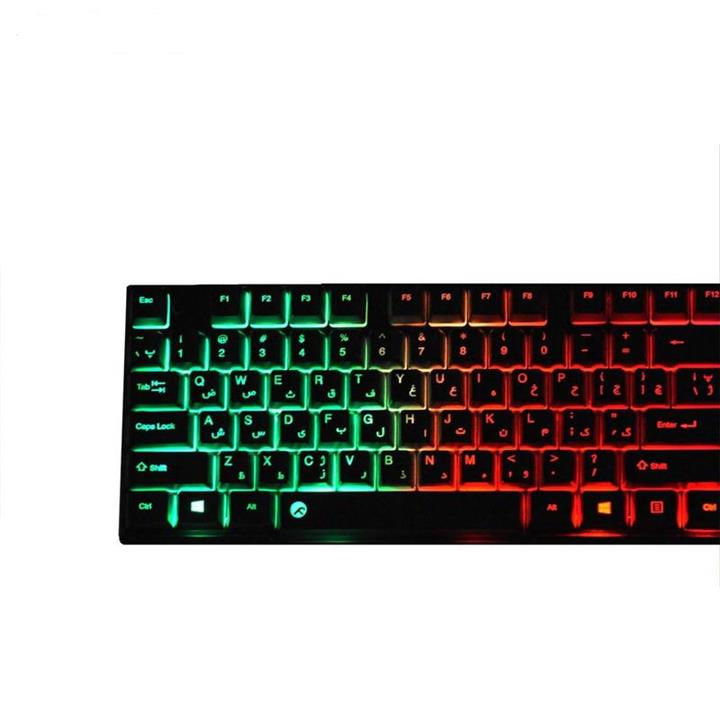 کیبورد سیم دار beyond 7100rgb  تا برج 2 سال 1402
